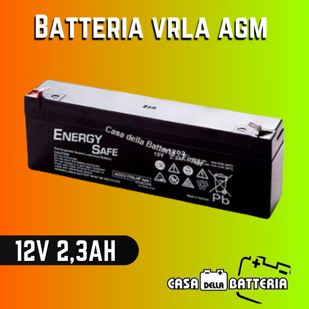 Batteria 12V 2,3AH Energy Safe