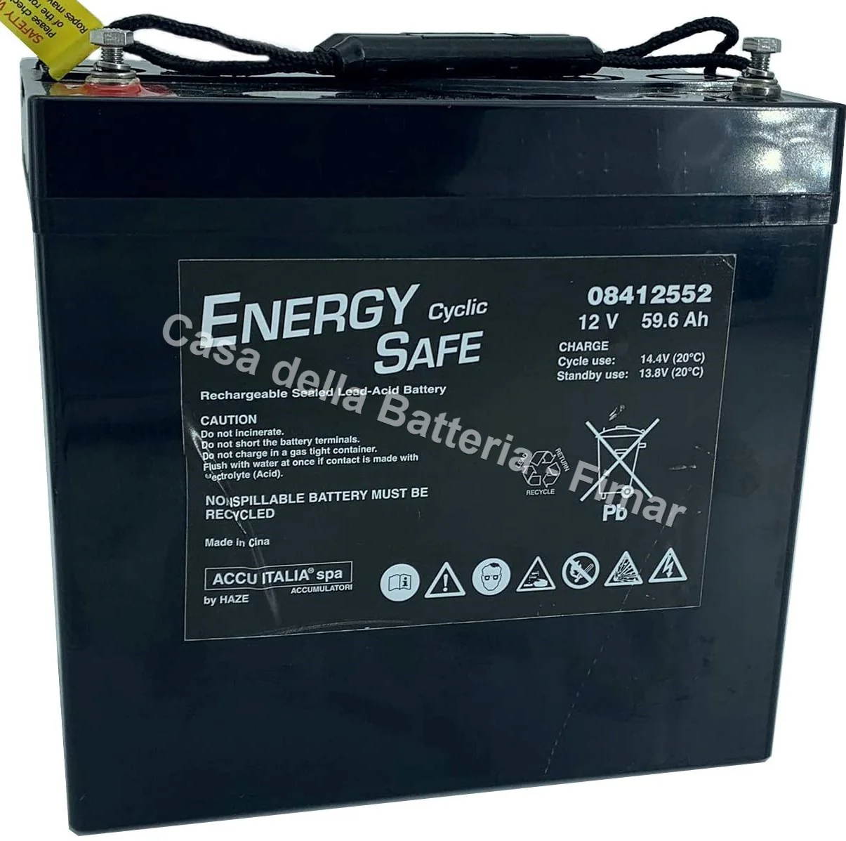 Batteria 12V 56AH Energy Safe Deep Cycle - Image 2