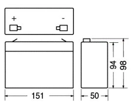 Batteria 6V 12AH Energy Safe - Image 3