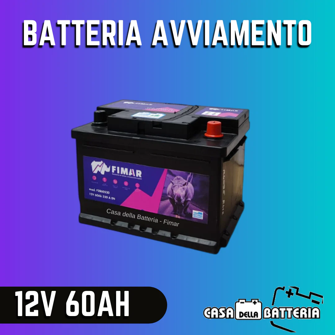 Batteria avviamento 60AH L2B DX Fimar ribassata - Image 2