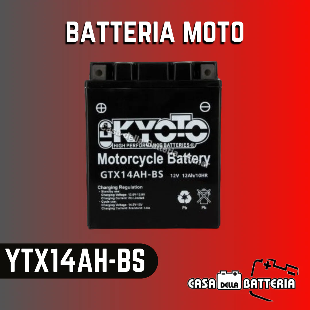 Batteria avviamento YTX14AH-BS Kyoto