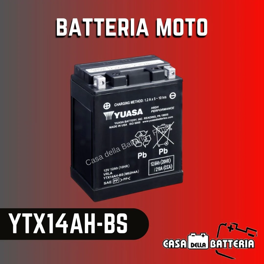 Batteria avviamento YTX14AH-BS Yuasa