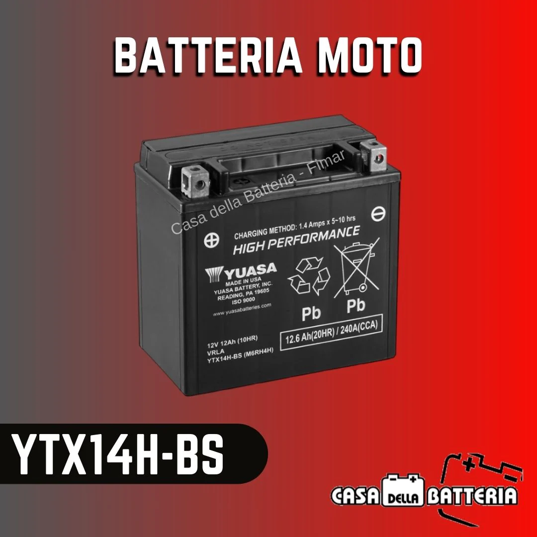 Batteria avviamento YTX14H-BS Yuasa