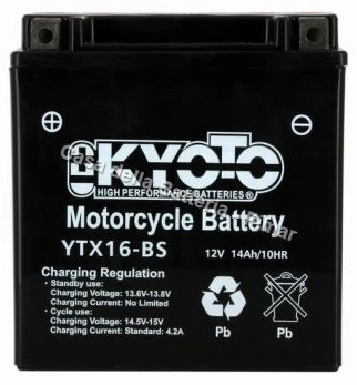 Batteria avviamento YTX16-BS Kyoto - Image 2