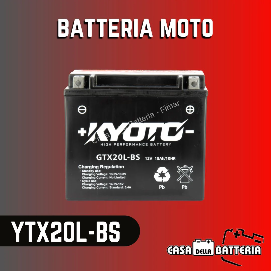 Batteria avviamento YTX20L-BS Kyoto