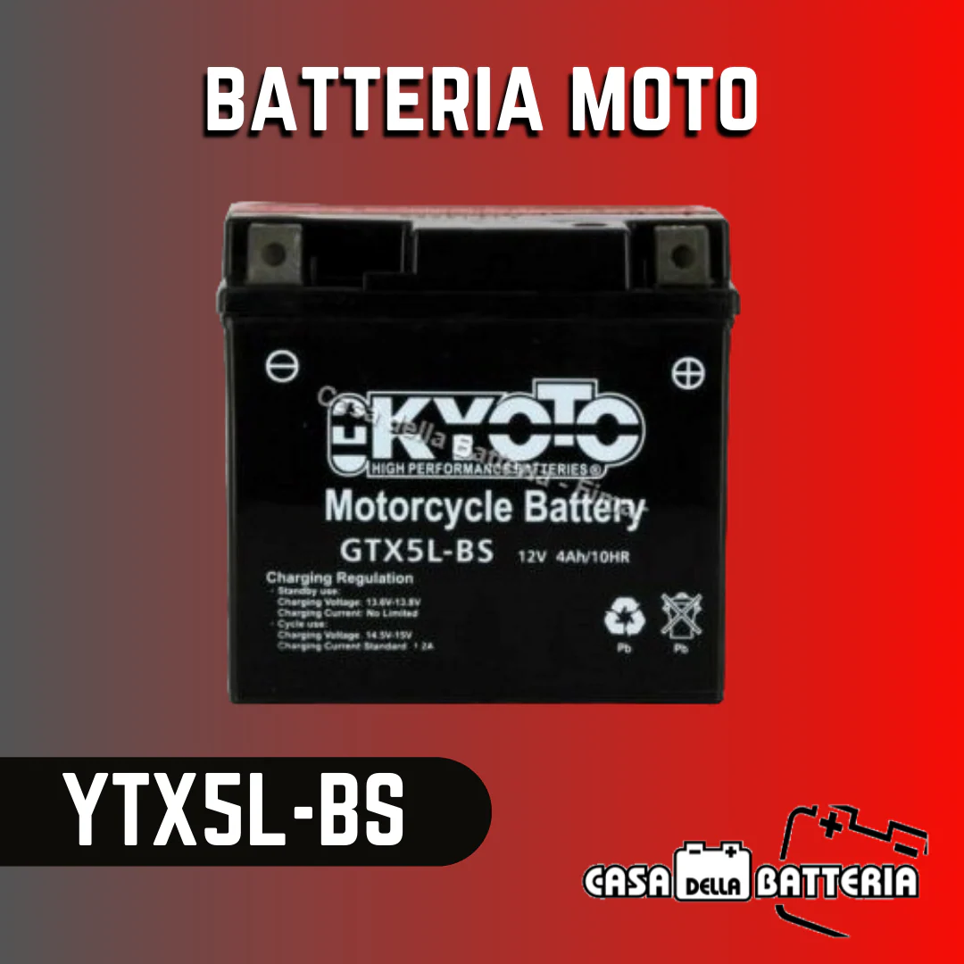 Batteria avviamento YTX5L-BS Kyoto