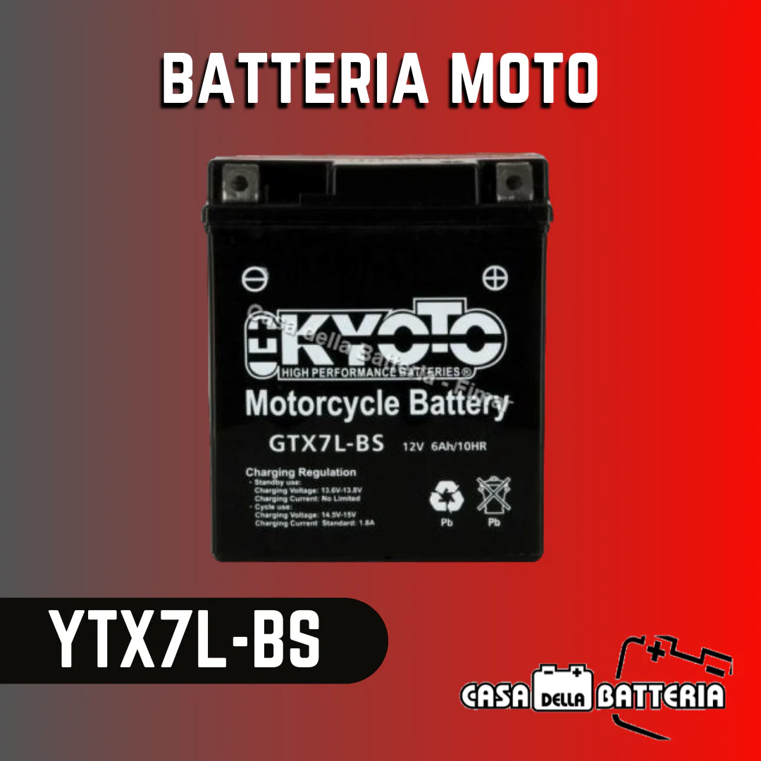 Batteria avviamento YTX7L-BS Kyoto