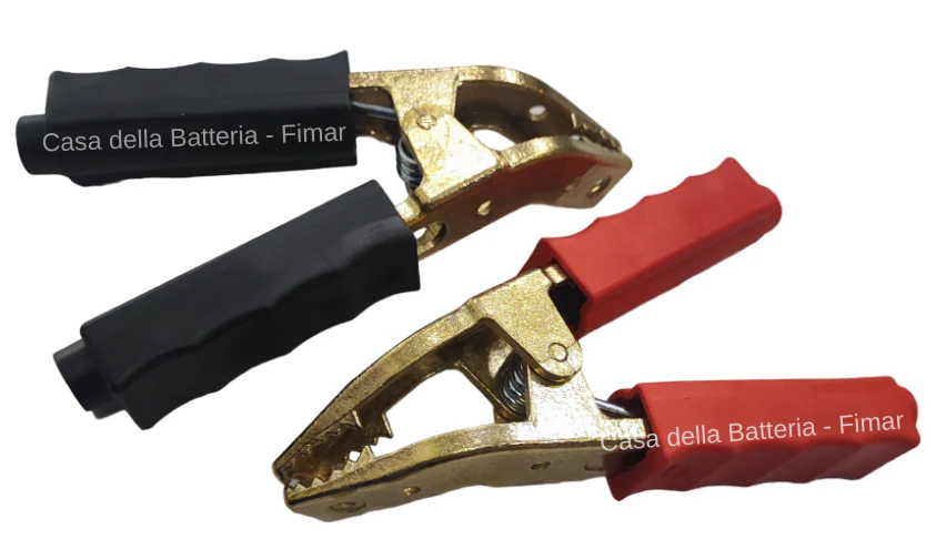 CAVI AVVIAMENTO 1400A SEZ. 70mmq LUNGHEZZA 4mt PINZA OTTONE PIEGATA - Image 2