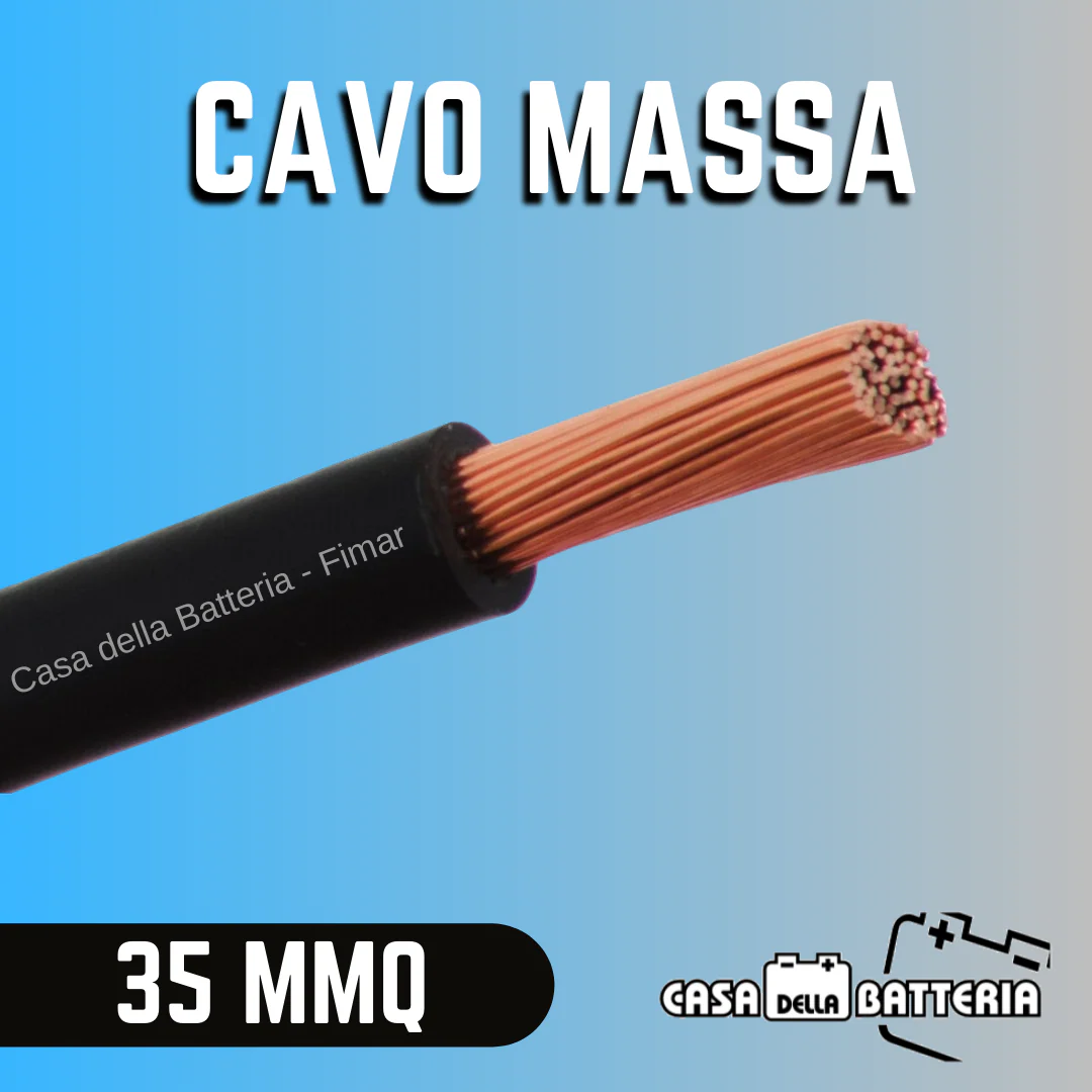 CAVO MASSA NERO SEZ. 35 mmq.